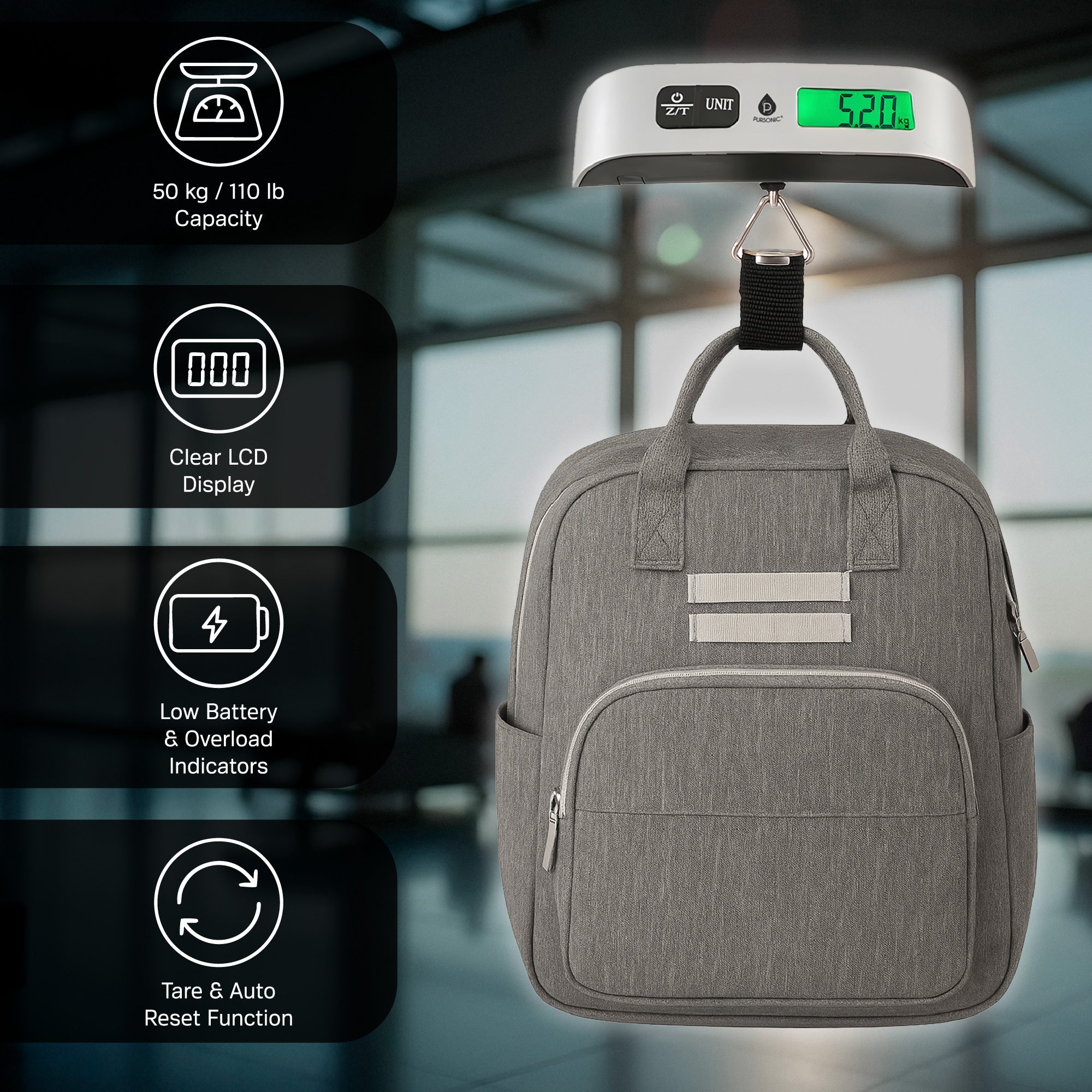 Portable Electronic Luggage Scale